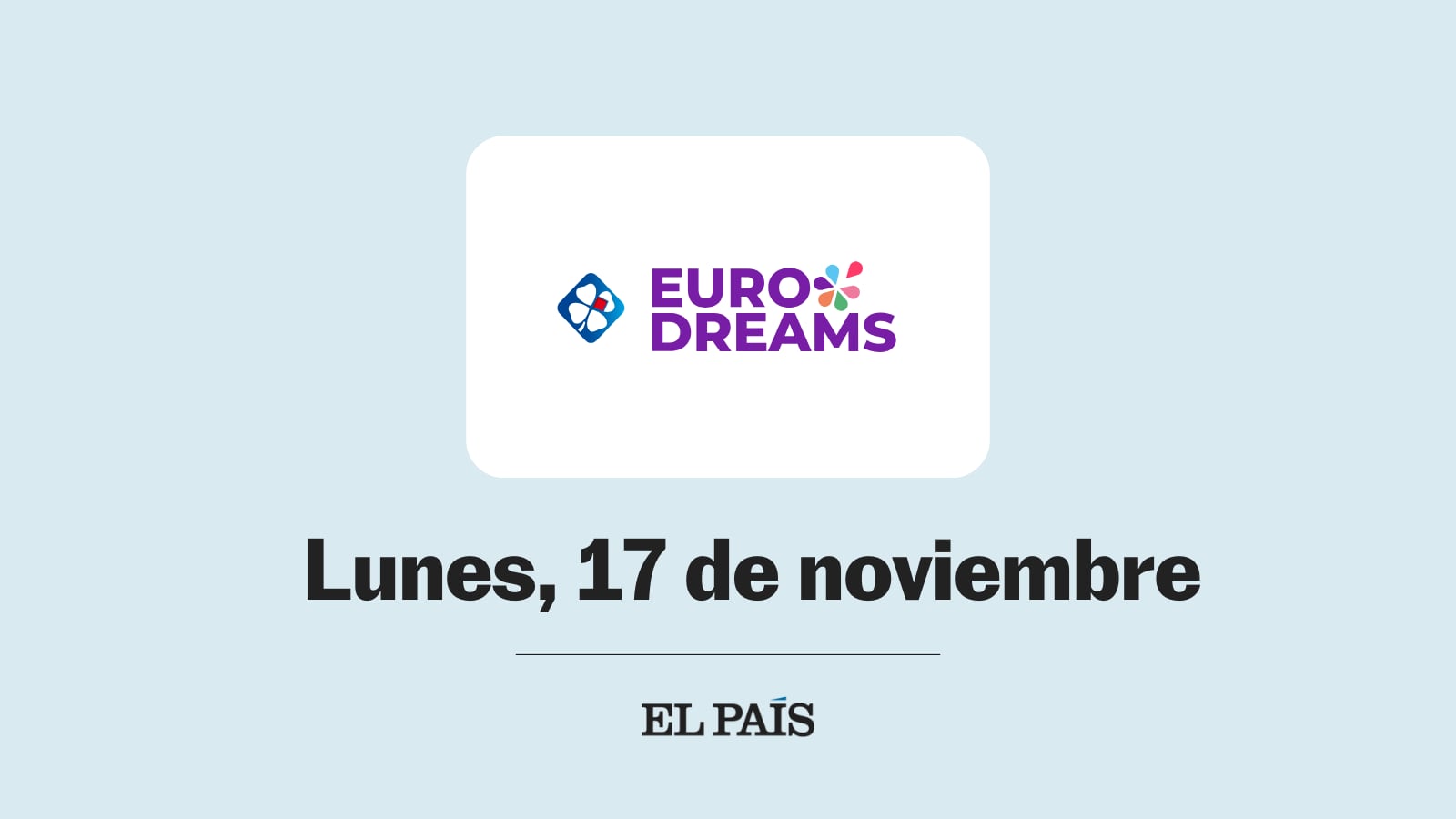 Eurodreams: comprobar sorteo del lunes 17 de noviembre