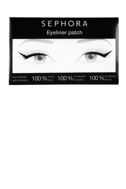 'Eyeliner Patch' de Sephora. Son pegatinas reutilizables que simulan distintos grosores y trazos de eyeliner. La solución para las menos experimentadas (7,90 euros).