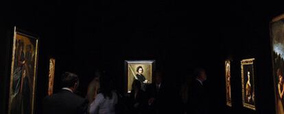 Un aspecto de la exposición de la colección permanente del Centro de Investigación Diego Velázquez, ayer en Sevilla.