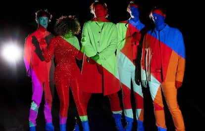 La banda canadiense Arcade Fire, en una imagen promocional.