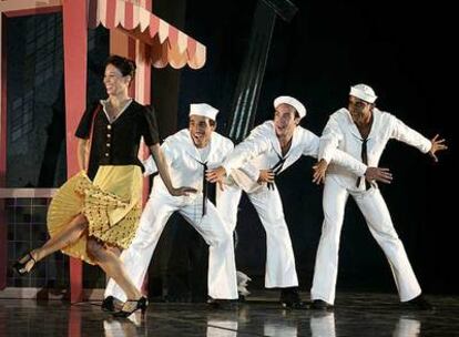 Ensayo del espectáculo que el bailarín Joaquín de Luz estrenó anoche en Madrid.