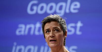 La comisaria europea de Competencia, Margrethe Vestager.