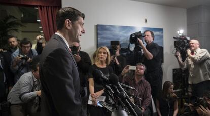 El presidente de la C&aacute;mara de Representantes, Paul Ryan.