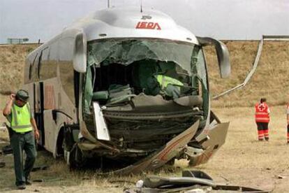 En el autobús siniestrado viajaban funcionarios de la Junta de Extremadura.