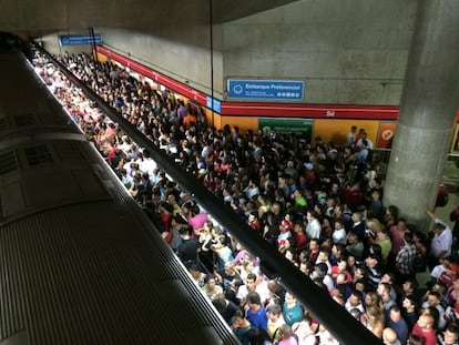 Estação da Sé, na última sexta.