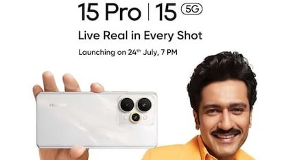 Trasera del móvil realme 15 Pro