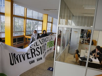 La huelga universitaria en Madrid, en imágenes