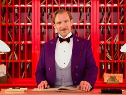 Ralph Fiennes ('O grande hotel Budapeste').