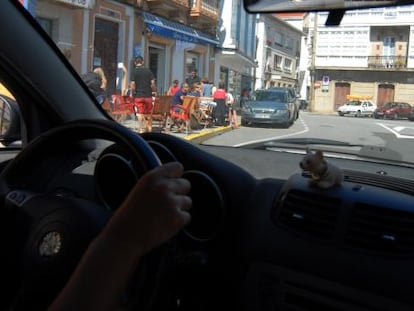 Calle de Cedeira en la que se produjo el atropello mortal el pasado 10 de agosto.