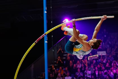 Duplantis, en una competición en Suecia el pasado viernes.