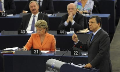 El presidente de la Comisi&oacute;n Europea, Jos&eacute; Manuel Dur&atilde;o Barroso.