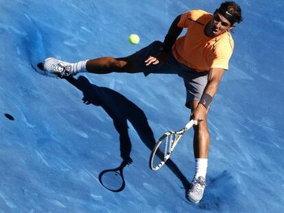 Nadal, durante un partido del Masters 1000 de Madrid.