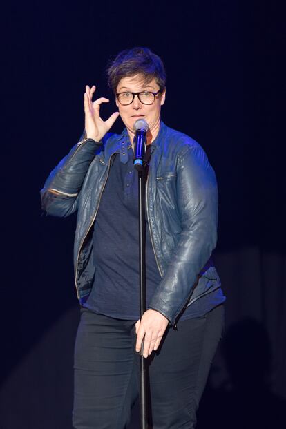 Hannah Gadsby, durante una representación de su rompedor 'Nanette' en Edimburgo en 2017.