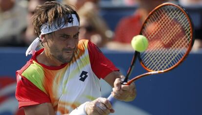 Ferrer, en el partido contra Dzumhur.