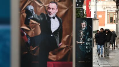 Ambiente en las calles de Valladolid el día antes de la entrega de los Premios Goya de Cine.