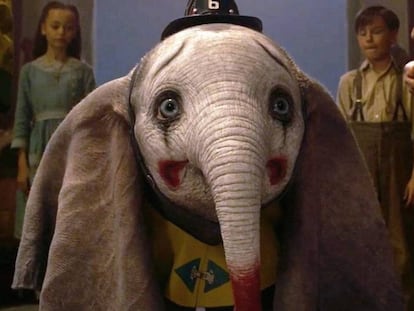 Assim o diretor Tim Burton imaginou o elefante mais famoso em seu novo filme, ‘Dumbo’.