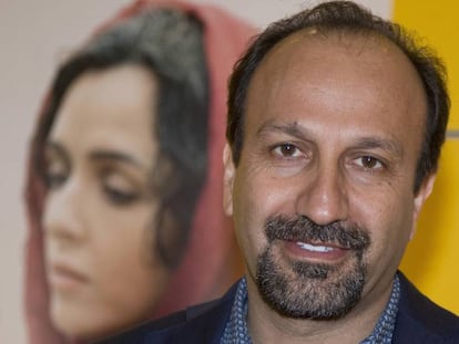 Asghar Farhadi, em outubro, na apresentação de 'O Apartamento', em Paris.
