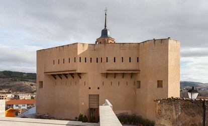 Exterior del hotel Castillo de Ateca, en Ateca (Zaragoza). 