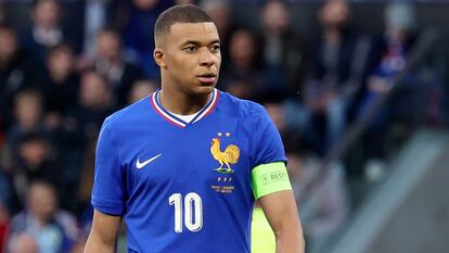 Kylian Mbappé en un partido amistoso entre Francia y Luxemburgo el pasado 5 de junio.