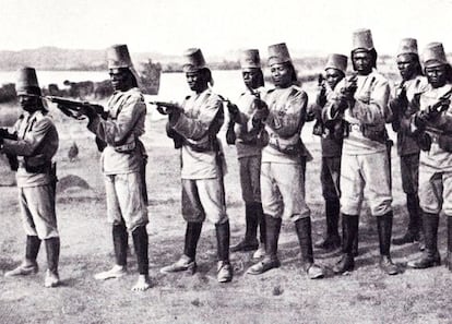 Los 'askaris' hicieron posible que los alemanes ganaran la batalla de Tanga.