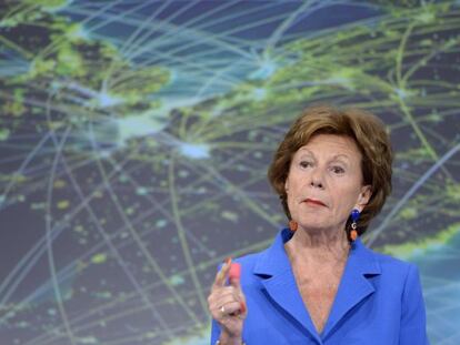 Neelie Kroes, ex responsable de agenda digital de la UE