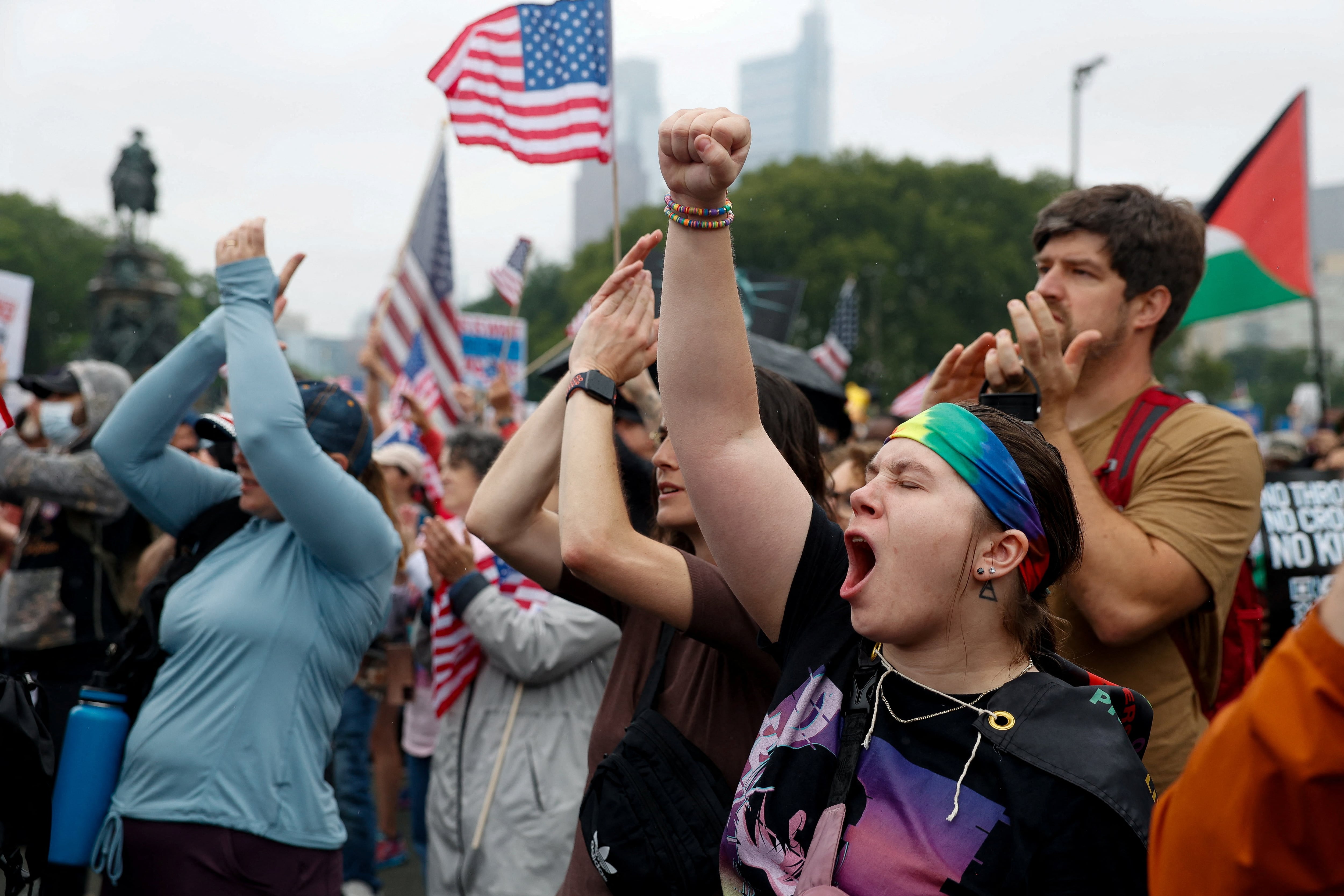 El rechazo a Donald Trump atraviesa Estados Unidos: “¡Decimos no al fascismo!”