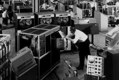 Fábrica de IBM en 1960.