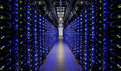 Centro de datos de Google al espacio