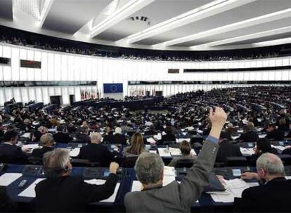 El Parlamento Europeo, durante una votación, en una imagen de archivo