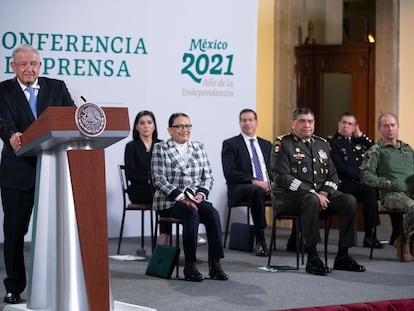 Conferencia matutina del presidente de México, Andrés Manuel López Obrador, este miércoles.