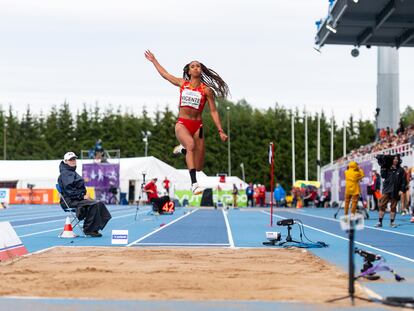 La atleta española María Vicente, en los europeos del pasado julio.