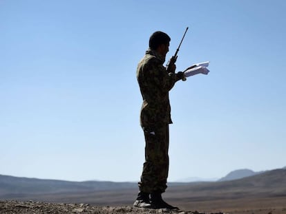 Um soldado afegão, numa foto de arquivo.