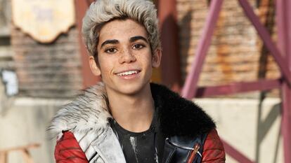 Cameron Boyce, durante la presentación de la primera película de 'Los descendientes'.