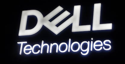 Logo de Dell en el Mobile World Congress, en Barcelona.