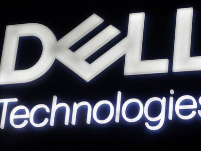 Logo de Dell en el Mobile World Congress, en Barcelona.