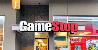 Una tienda de Gamestop en California. 