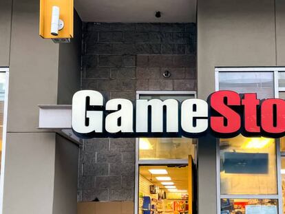 Una tienda de Gamestop en California. 
