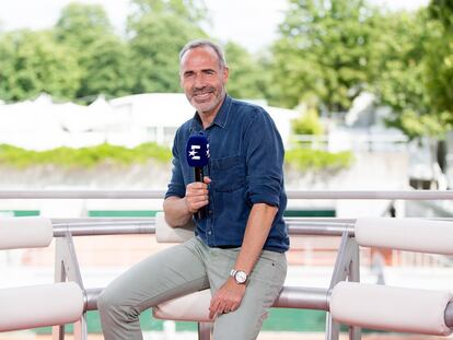Alex Corretja, en las instalaciones de Roland Garros. / EUROSPORT