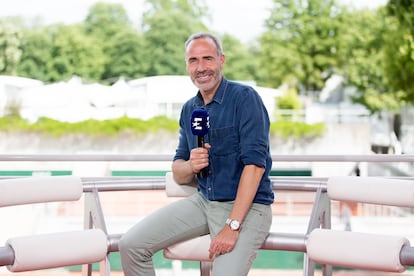 Alex Corretja, en las instalaciones de Roland Garros. / EUROSPORT