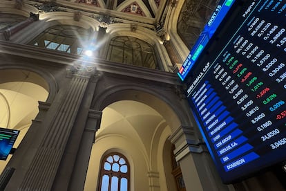 Vista de la Bolsa de Madrid.