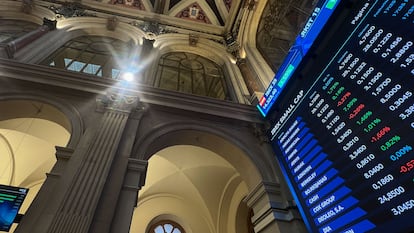 Vista de la Bolsa de Madrid.