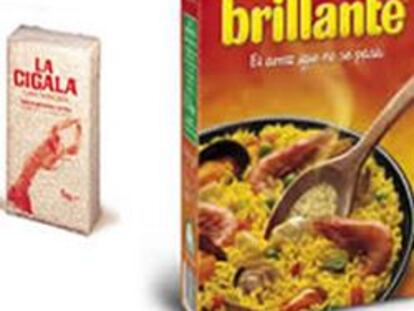 Bodegón con productos de las divisiones arroceras de Sos y Ebro Foods