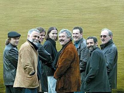 La formación actual de Milladoiro.