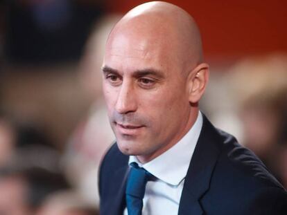 Luis Rubiales, presidente de la Real Federación Española de Fútbol.