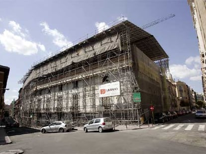 El palacio del conde Villagonzalo en obras