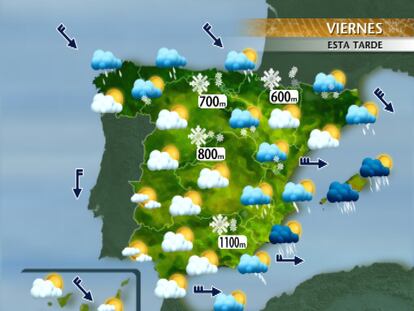 La semana termina con lluvias en casi todo el país