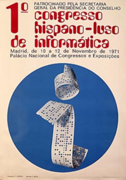 1º Congreso hispano-luso de informática. Madrid, de 10 a 12 de noviembre de 1971.