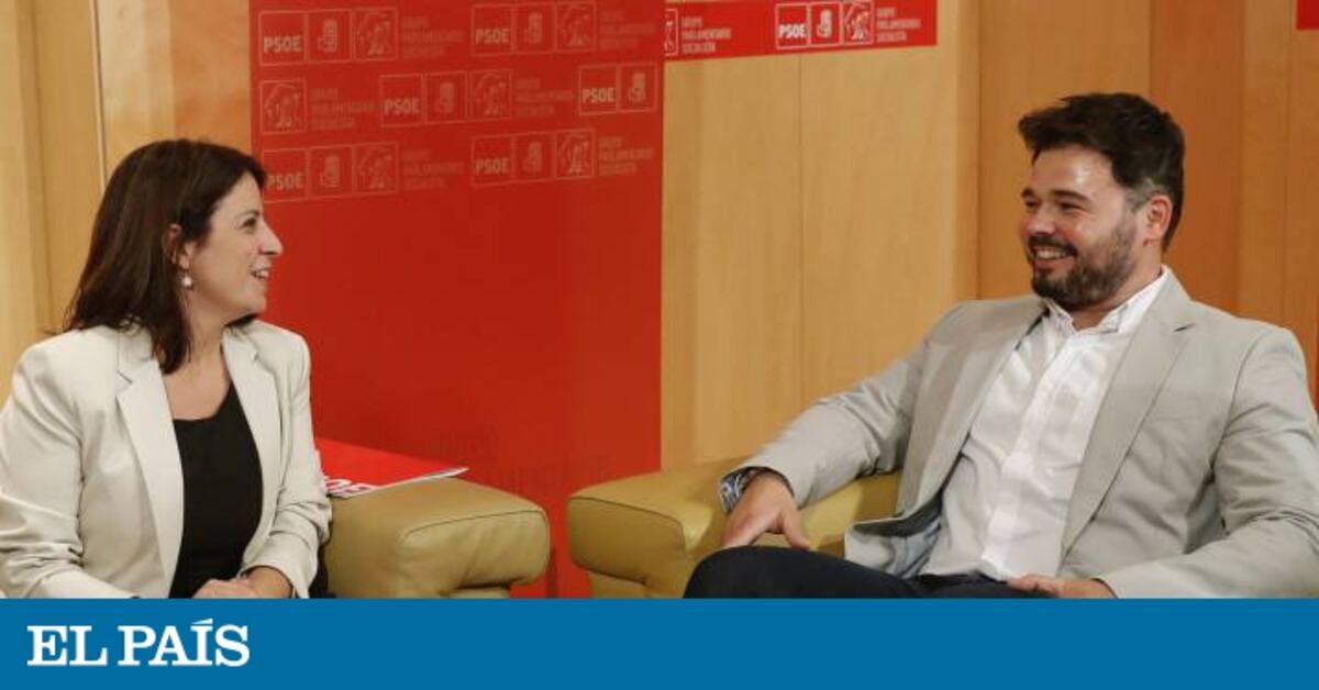 ERC se reunirá con el PSOE el jueves y exige un calendario sobre ...