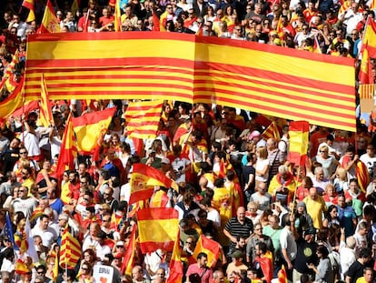 Manifestaci&oacute;n del 8 de octubre en Barcelona.