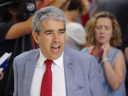 El portavoz de CDC en el Congreso de los Diputados, Francesc Homs.